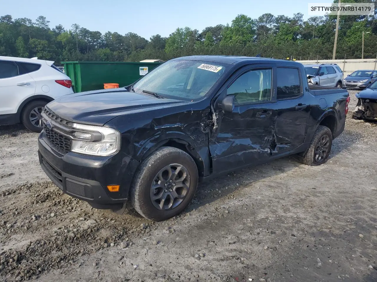 2022 Ford Maverick Xl VIN: 3FTTW8E97NRB14179 Lot: 56969175