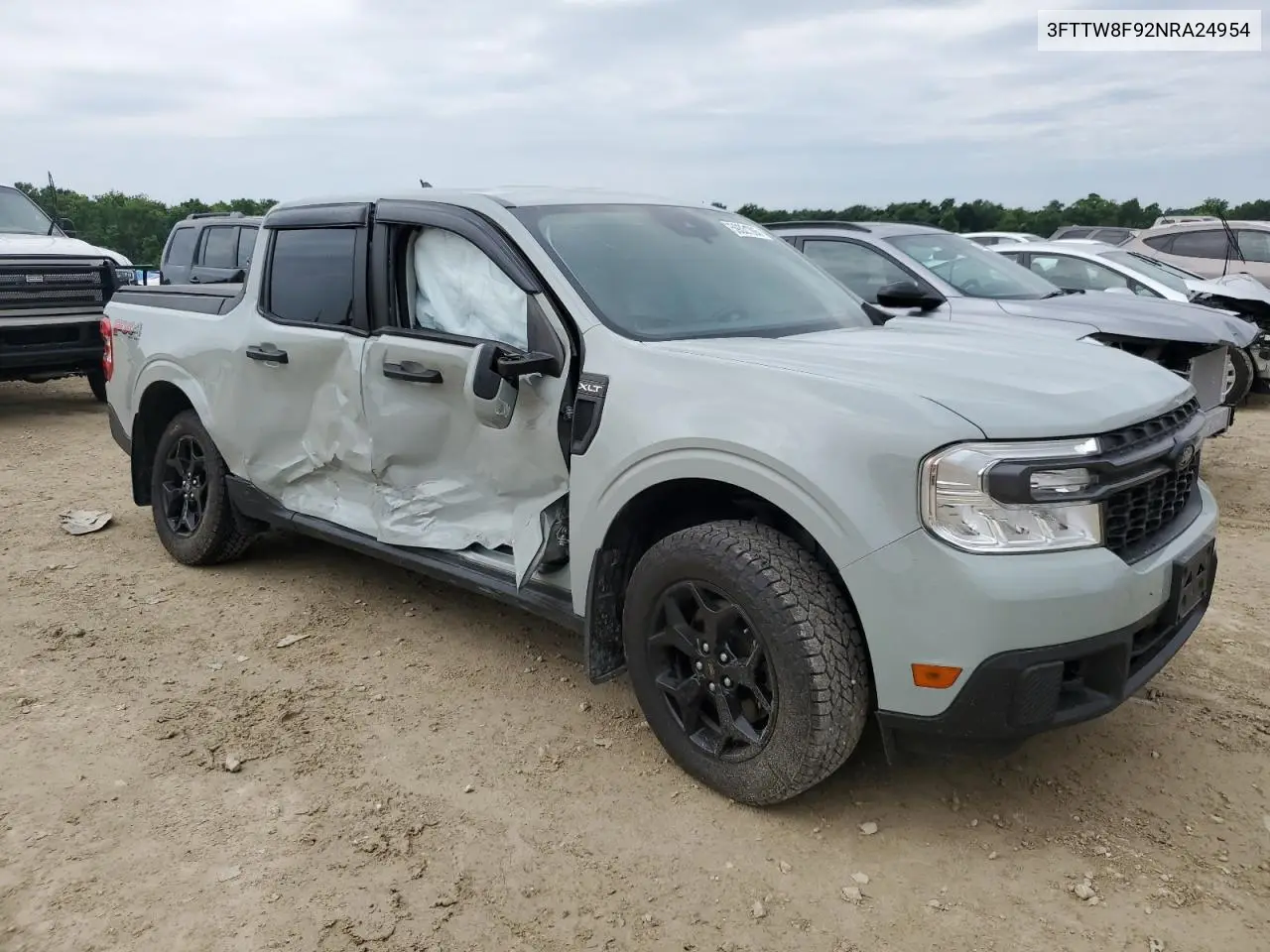 2022 Ford Maverick Xl VIN: 3FTTW8F92NRA24954 Lot: 59331885