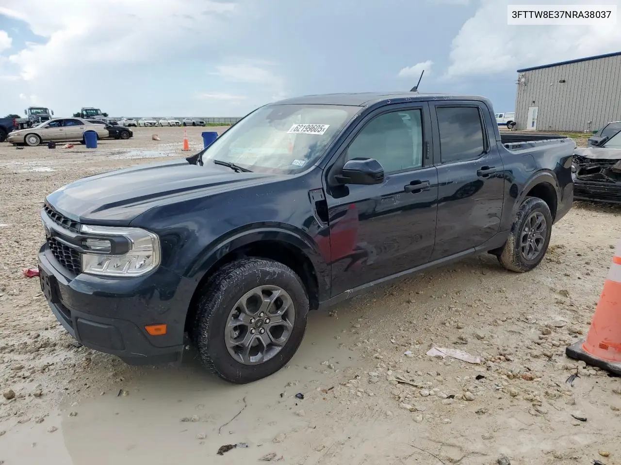 2022 Ford Maverick Xl VIN: 3FTTW8E37NRA38037 Lot: 62199605