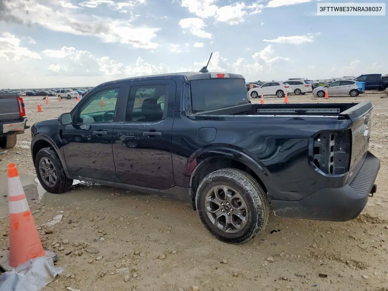 2022 Ford Maverick Xl VIN: 3FTTW8E37NRA38037 Lot: 62199605