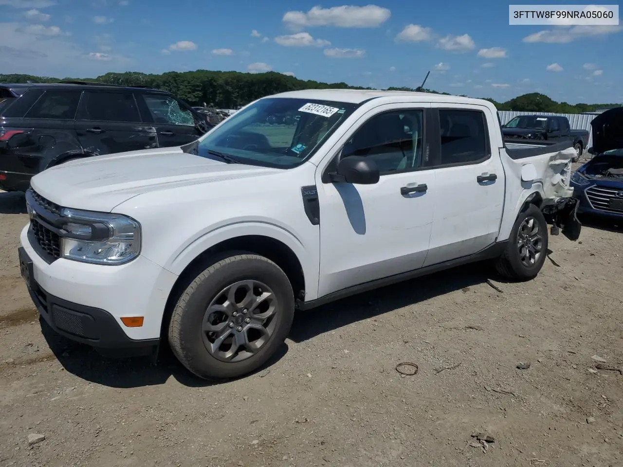2022 Ford Maverick Xl VIN: 3FTTW8F99NRA05060 Lot: 62312165