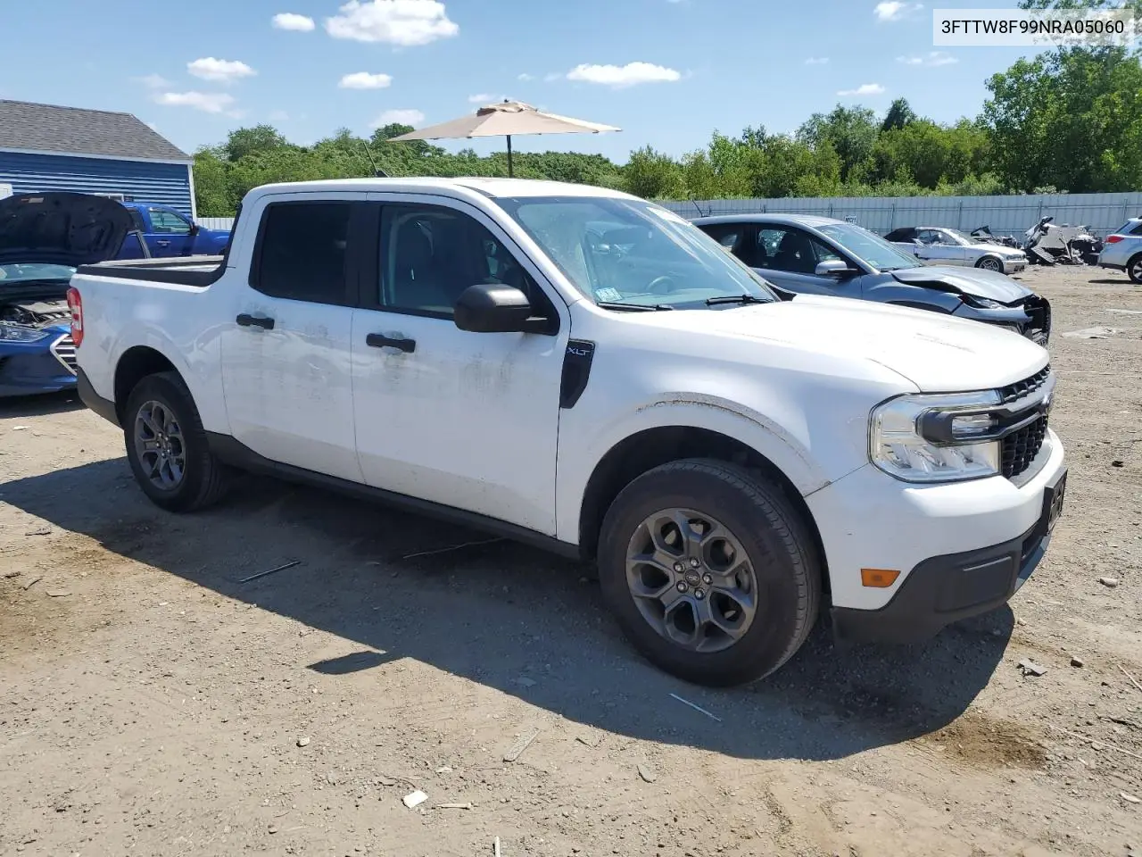 2022 Ford Maverick Xl VIN: 3FTTW8F99NRA05060 Lot: 62312165