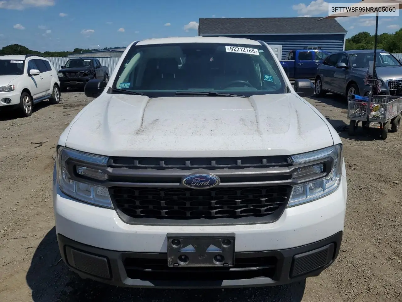 2022 Ford Maverick Xl VIN: 3FTTW8F99NRA05060 Lot: 62312165