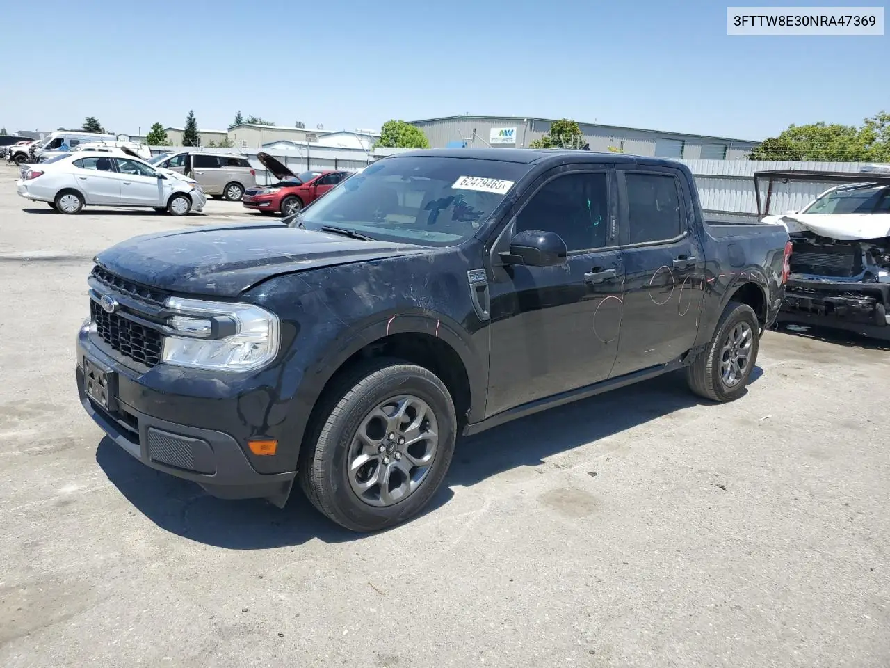 2022 Ford Maverick Xl VIN: 3FTTW8E30NRA47369 Lot: 62479465
