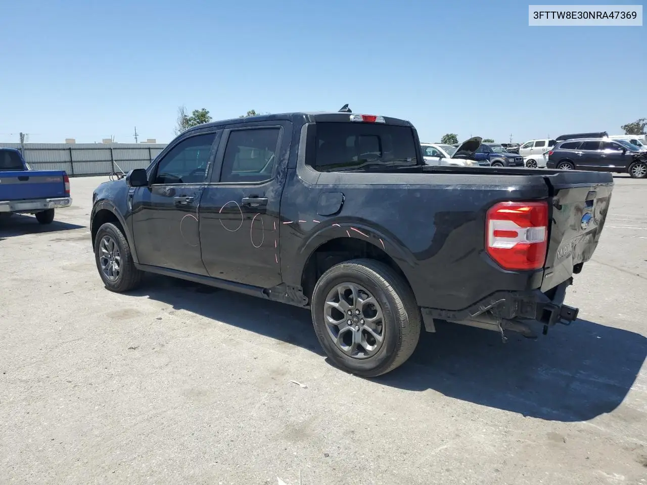 2022 Ford Maverick Xl VIN: 3FTTW8E30NRA47369 Lot: 62479465