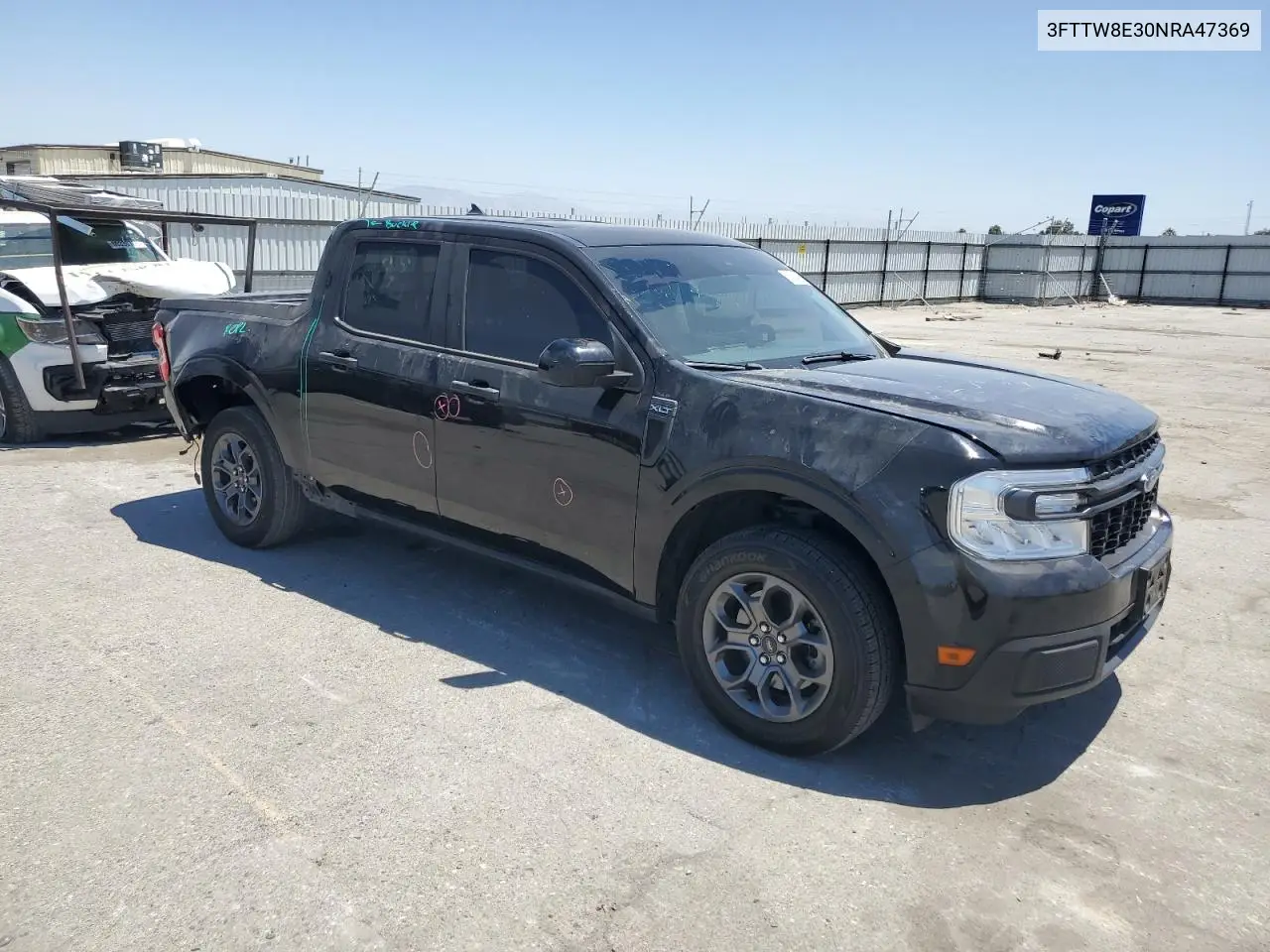 2022 Ford Maverick Xl VIN: 3FTTW8E30NRA47369 Lot: 62479465