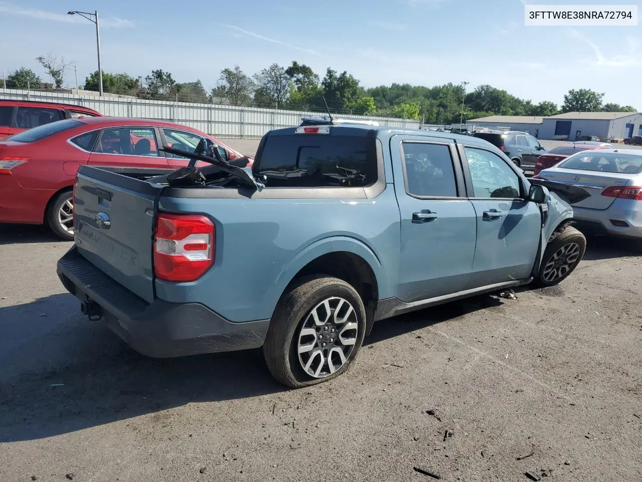 2022 Ford Maverick Xl VIN: 3FTTW8E38NRA72794 Lot: 62488785