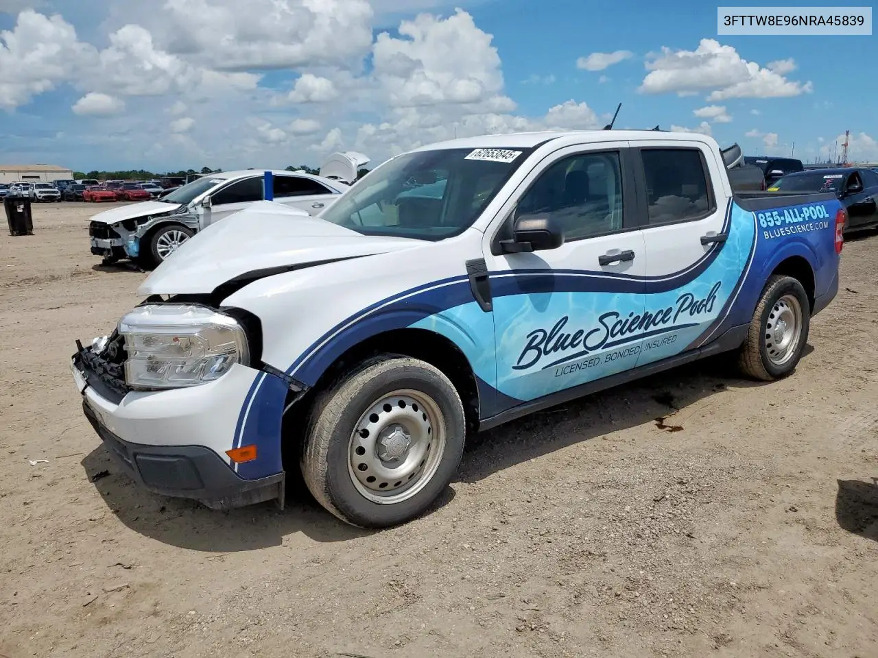 2022 Ford Maverick Xl VIN: 3FTTW8E96NRA45839 Lot: 62653845