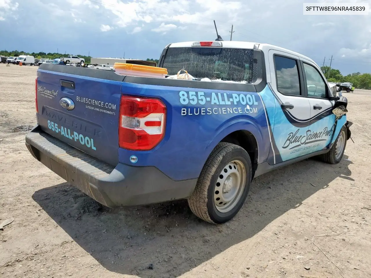 2022 Ford Maverick Xl VIN: 3FTTW8E96NRA45839 Lot: 62653845
