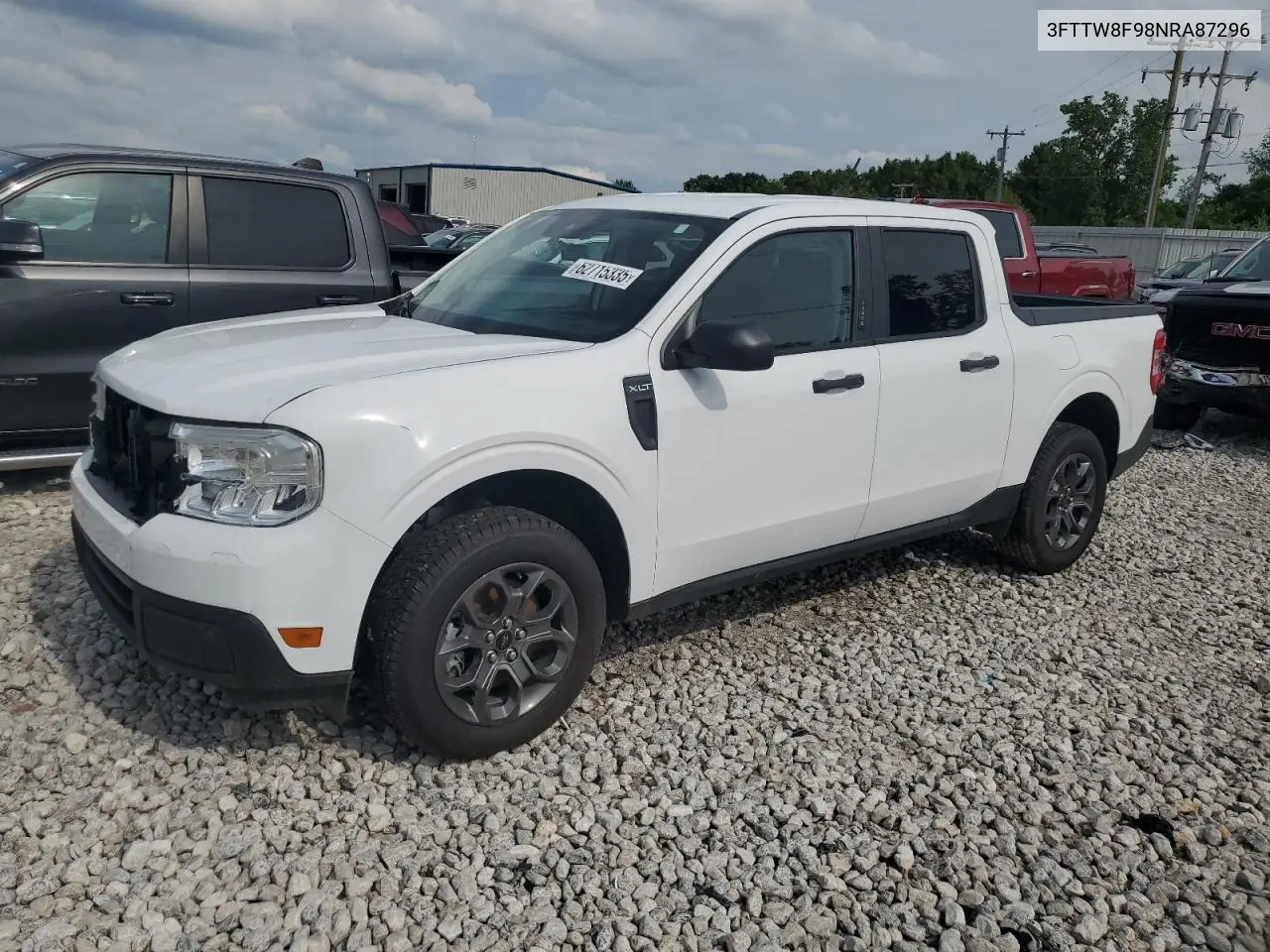 2022 Ford Maverick Xl VIN: 3FTTW8F98NRA87296 Lot: 62715335