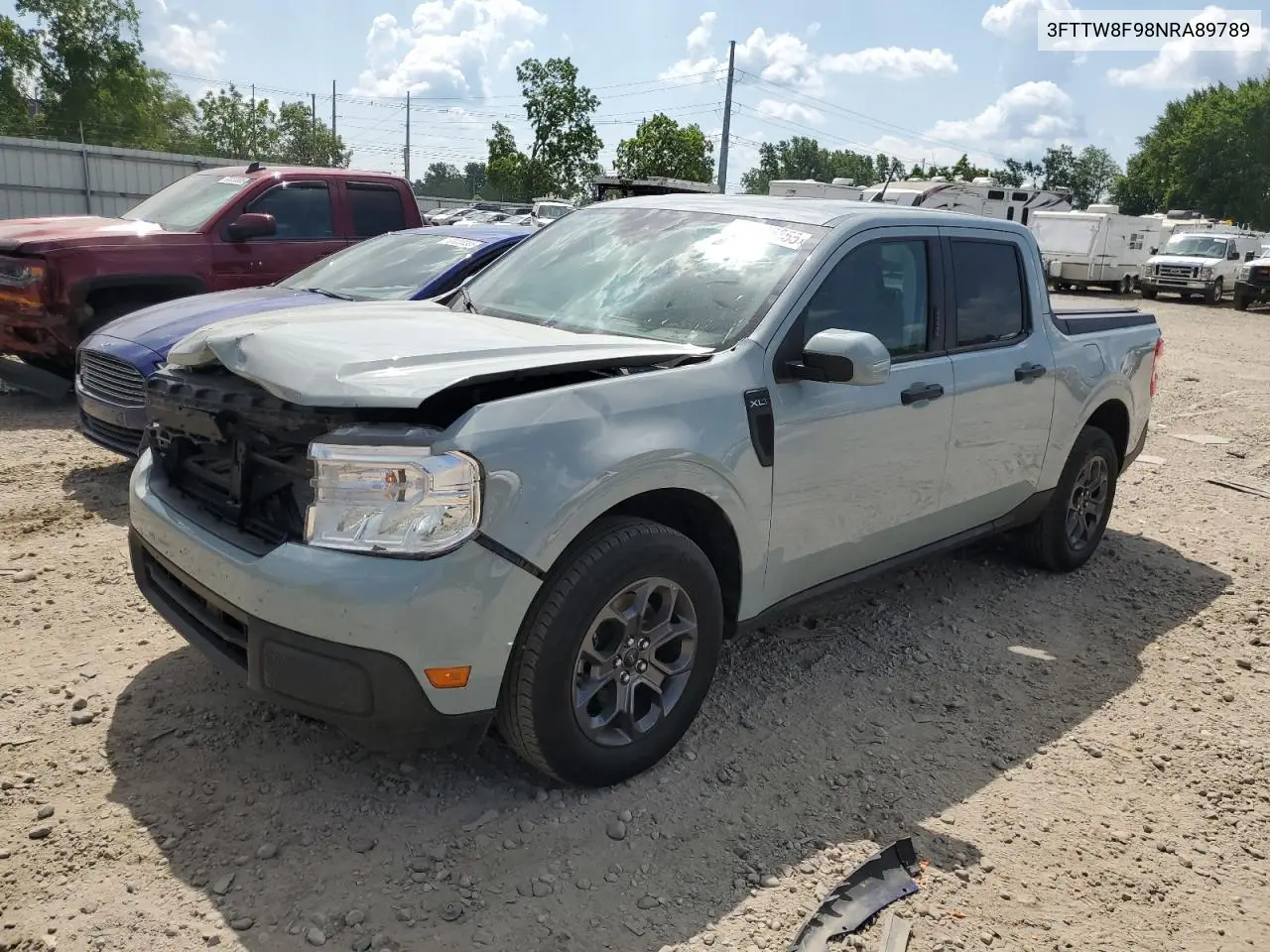2022 Ford Maverick Xl VIN: 3FTTW8F98NRA89789 Lot: 62876355