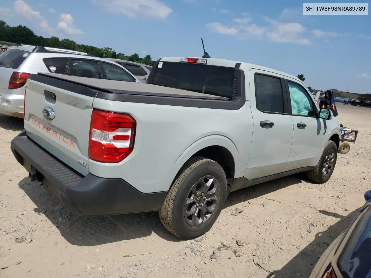 2022 Ford Maverick Xl VIN: 3FTTW8F98NRA89789 Lot: 62876355