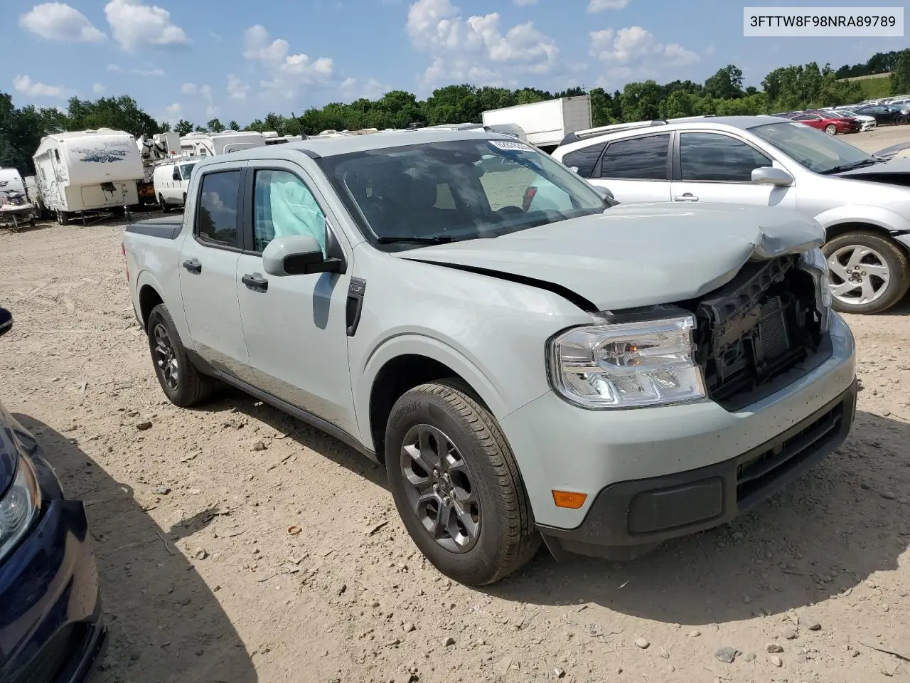 2022 Ford Maverick Xl VIN: 3FTTW8F98NRA89789 Lot: 62876355