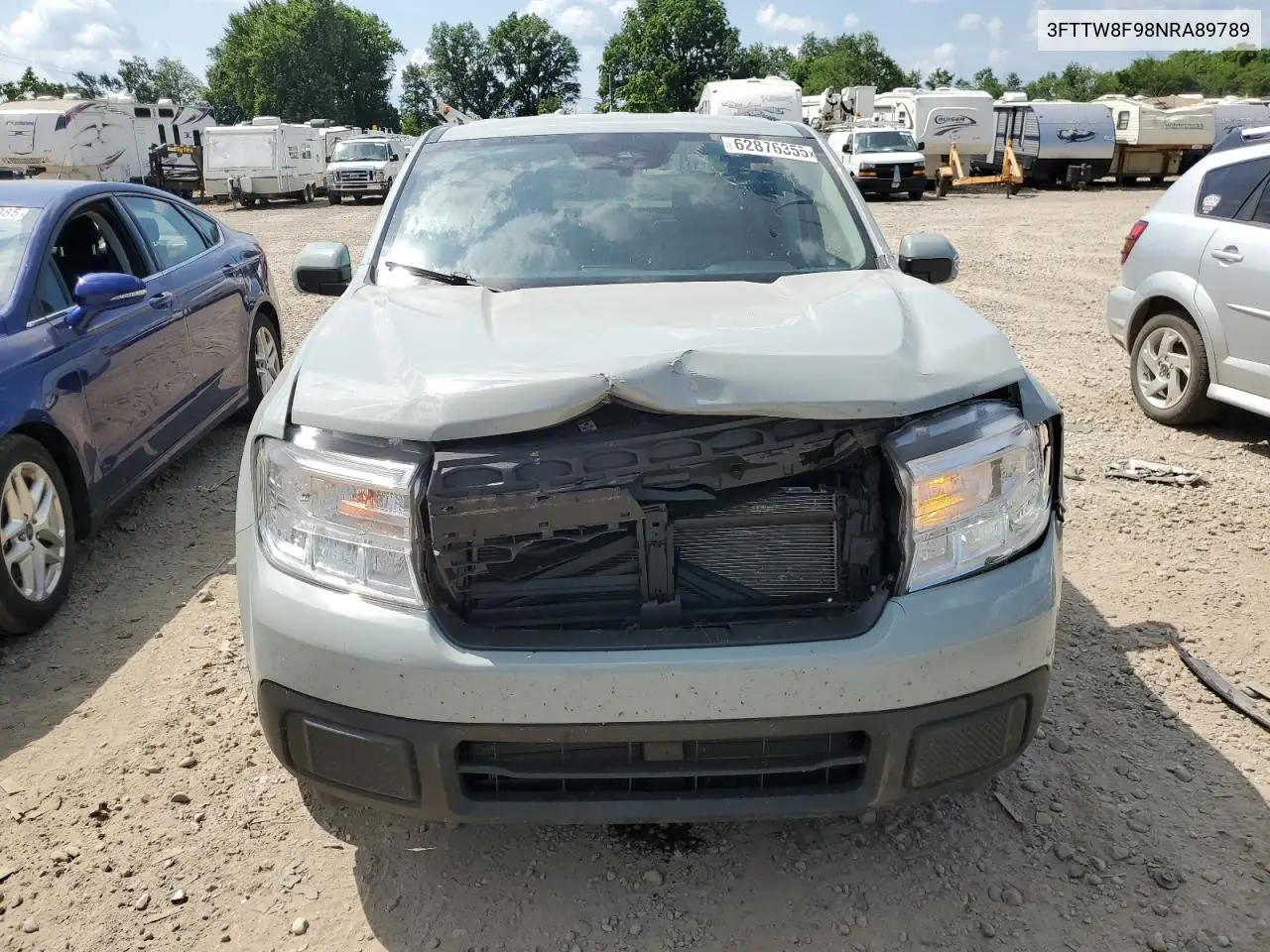 2022 Ford Maverick Xl VIN: 3FTTW8F98NRA89789 Lot: 62876355