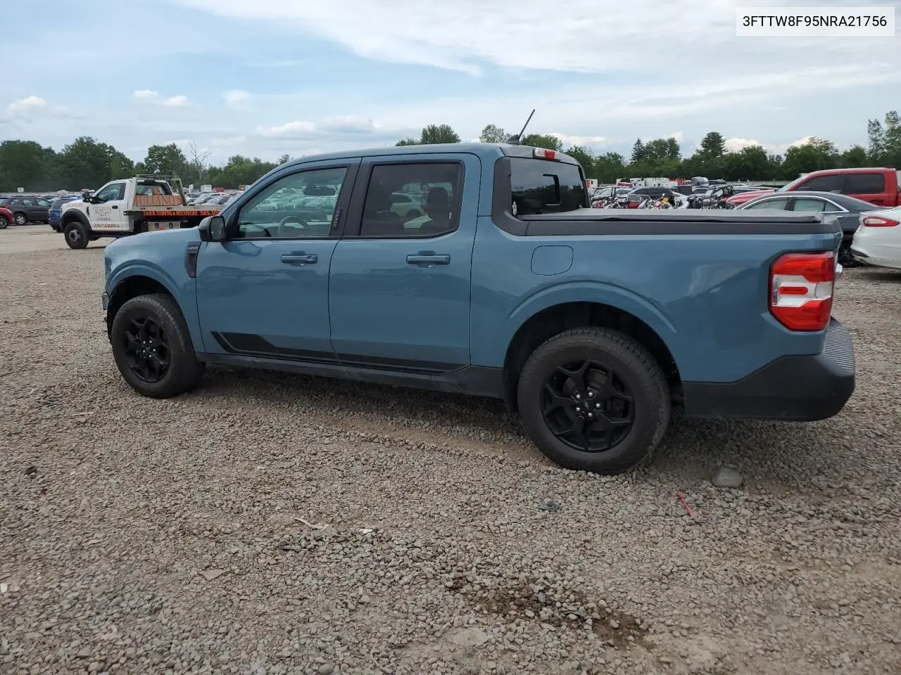 2022 Ford Maverick Xl VIN: 3FTTW8F95NRA21756 Lot: 62905855