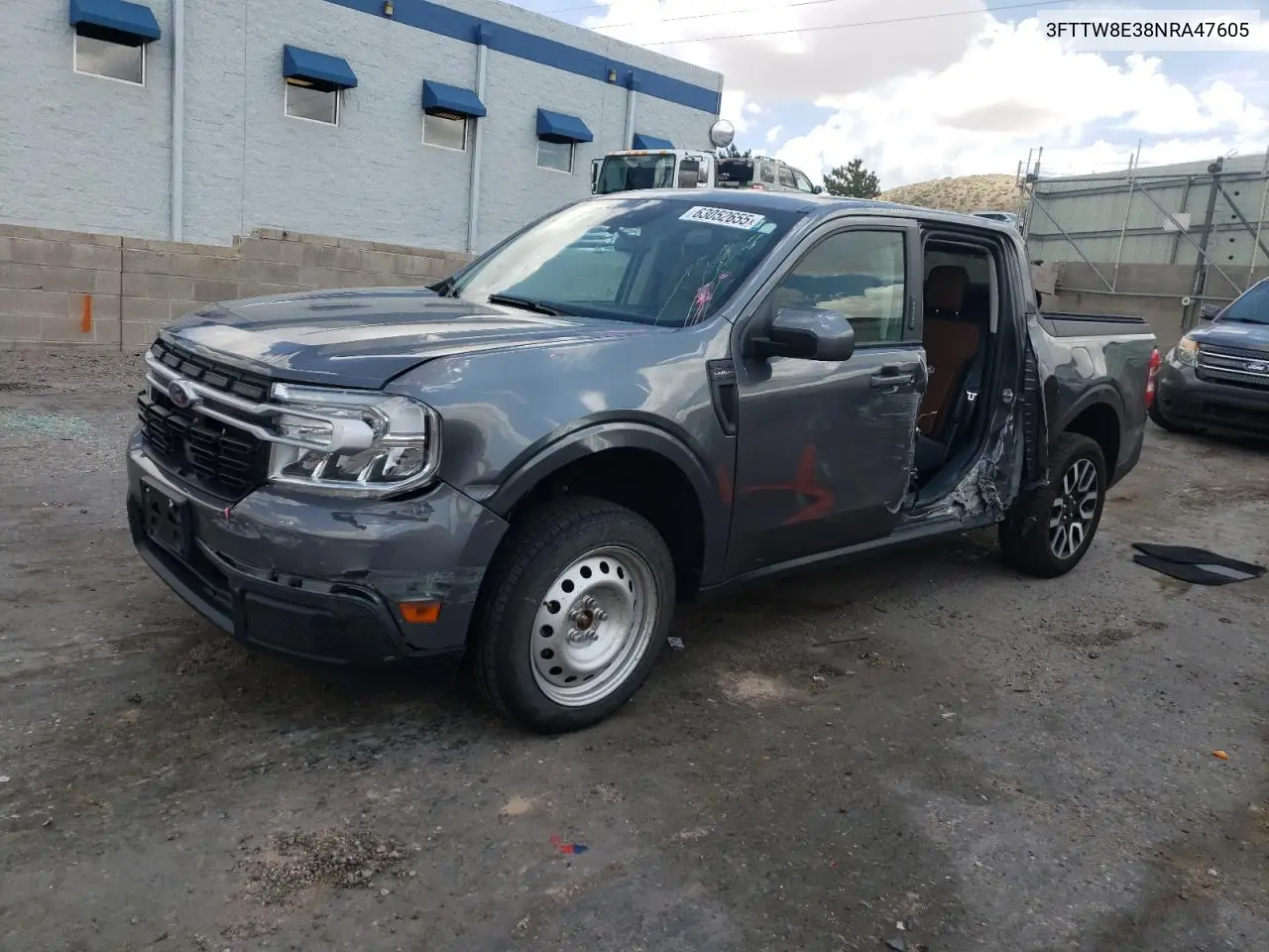 2022 Ford Maverick Xl VIN: 3FTTW8E38NRA47605 Lot: 63052655