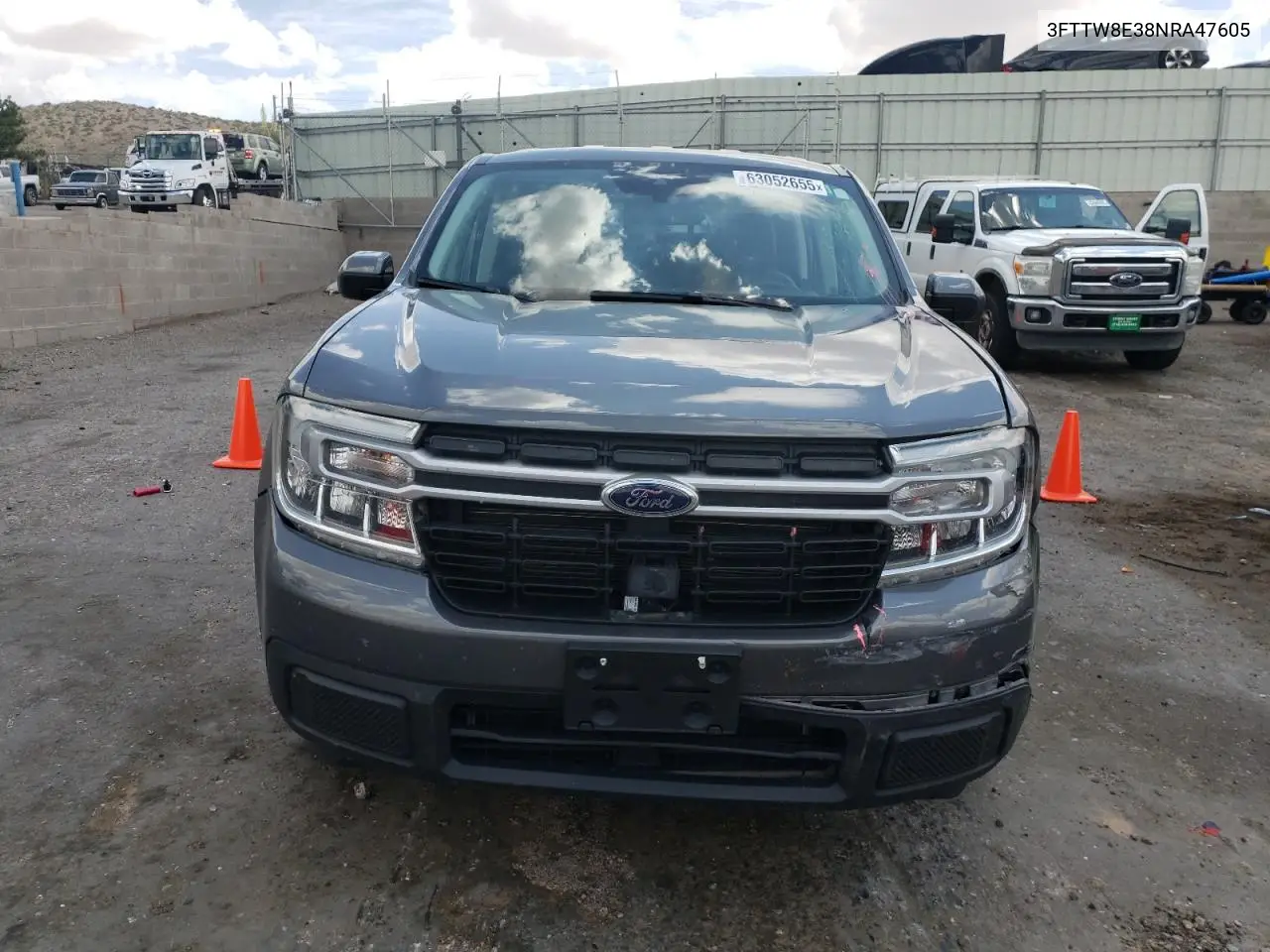 2022 Ford Maverick Xl VIN: 3FTTW8E38NRA47605 Lot: 63052655