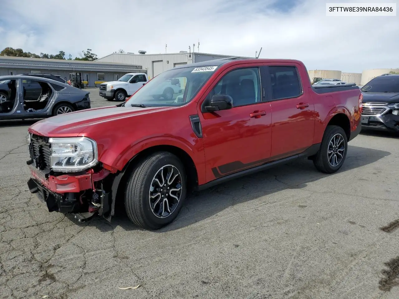 2022 Ford Maverick Xl VIN: 3FTTW8E39NRA84436 Lot: 63343545