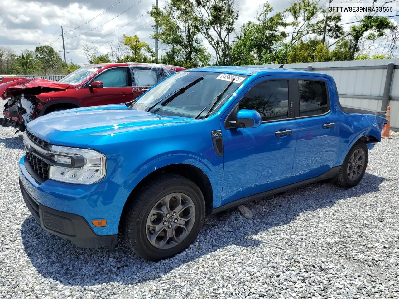 2022 Ford Maverick Xl VIN: 3FTTW8E39NRA33566 Lot: 63588075