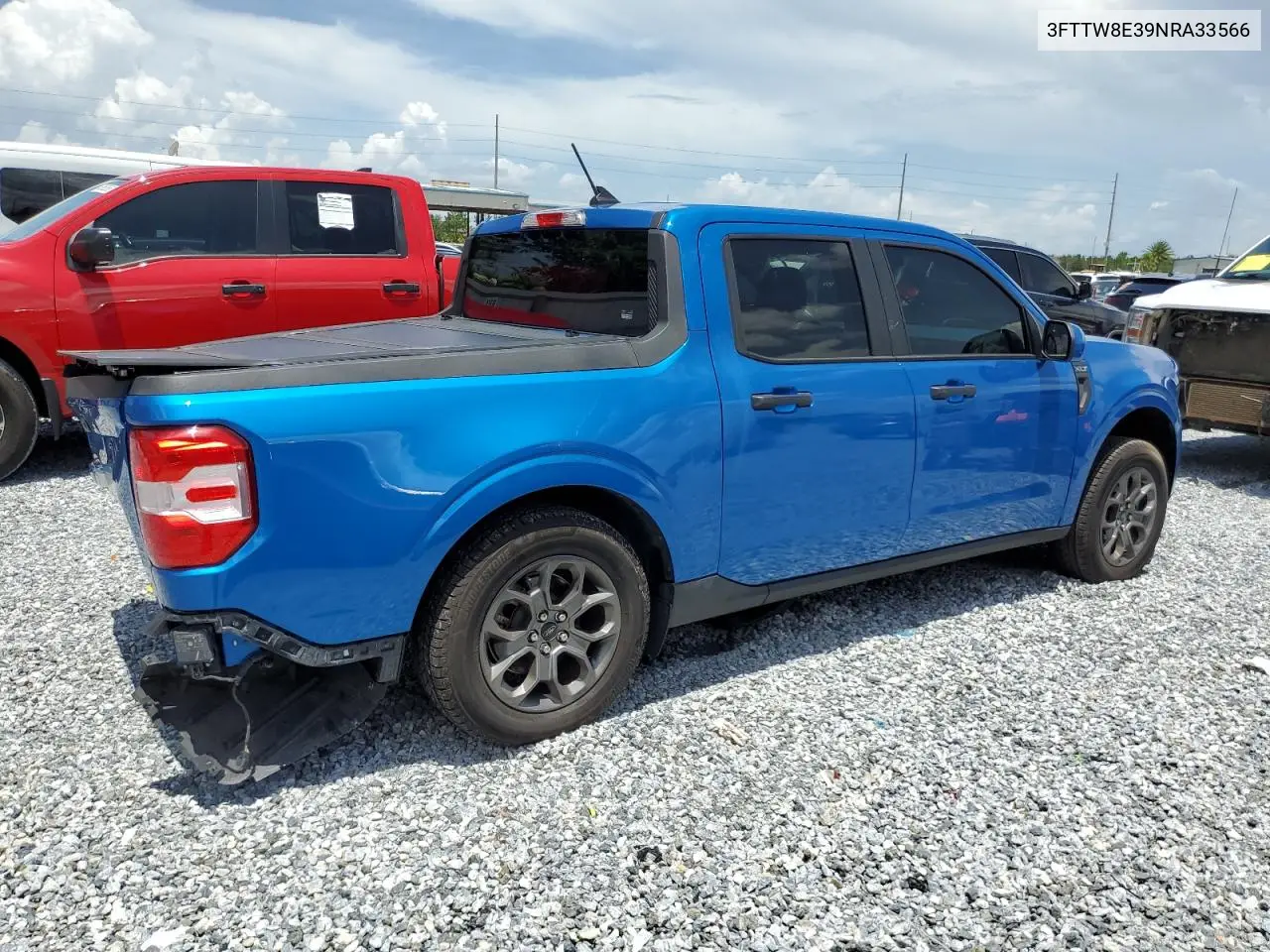 2022 Ford Maverick Xl VIN: 3FTTW8E39NRA33566 Lot: 63588075