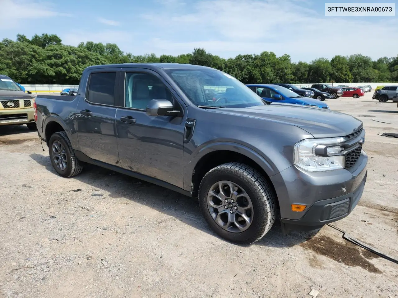 2022 Ford Maverick Xl VIN: 3FTTW8E3XNRA00673 Lot: 64135995