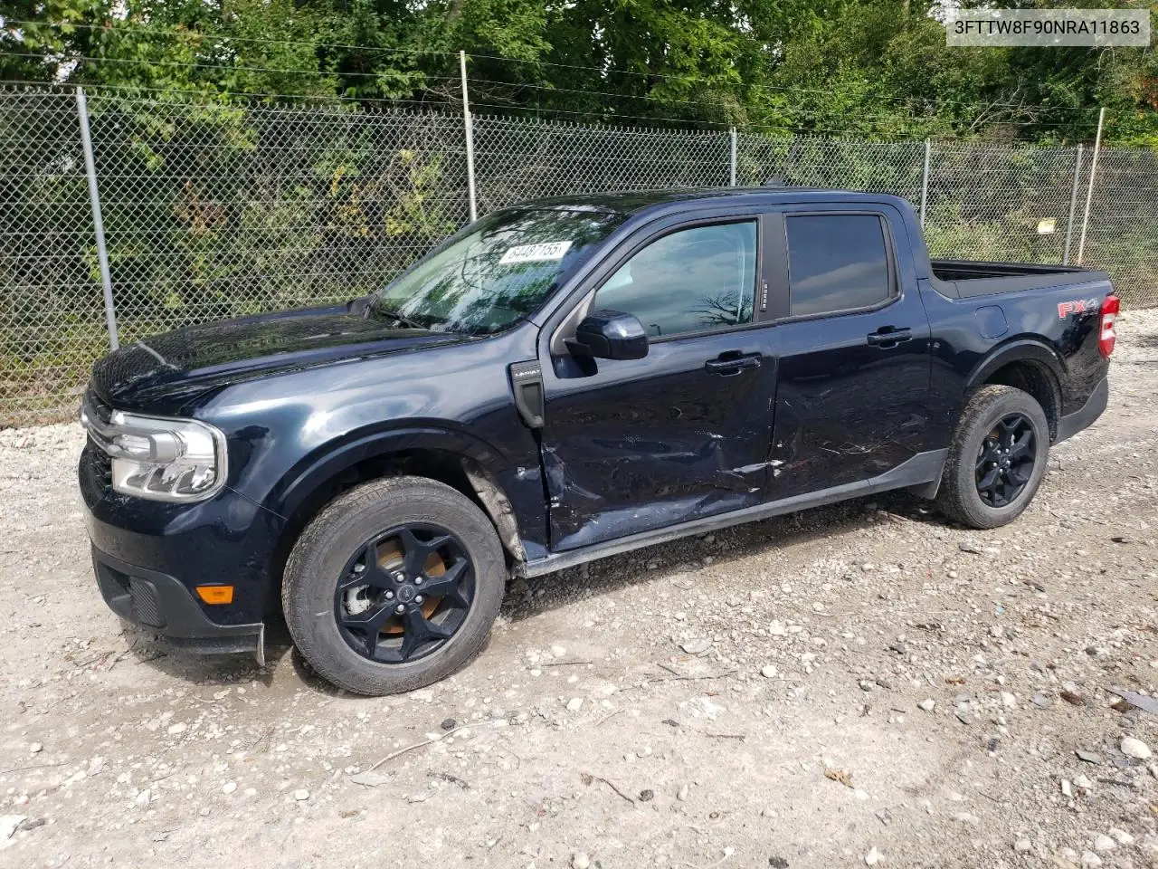 2022 Ford Maverick Xl VIN: 3FTTW8F90NRA11863 Lot: 64487155