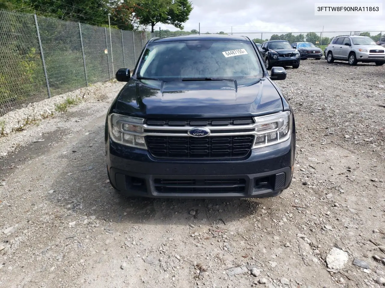 2022 Ford Maverick Xl VIN: 3FTTW8F90NRA11863 Lot: 64487155