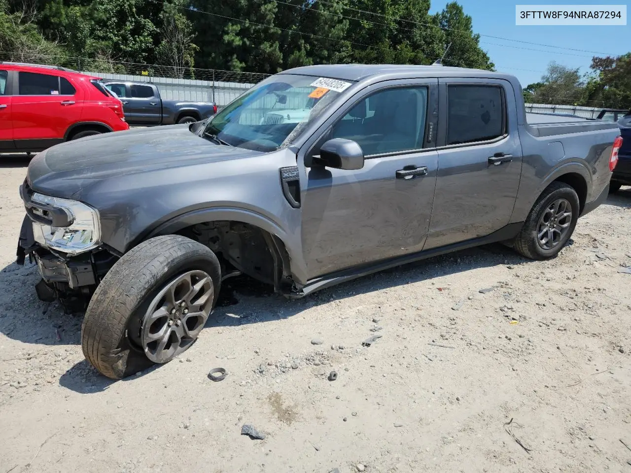 2022 Ford Maverick Xl VIN: 3FTTW8F94NRA87294 Lot: 64948205