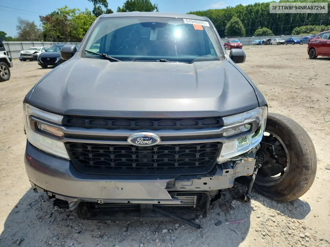 2022 Ford Maverick Xl VIN: 3FTTW8F94NRA87294 Lot: 64948205