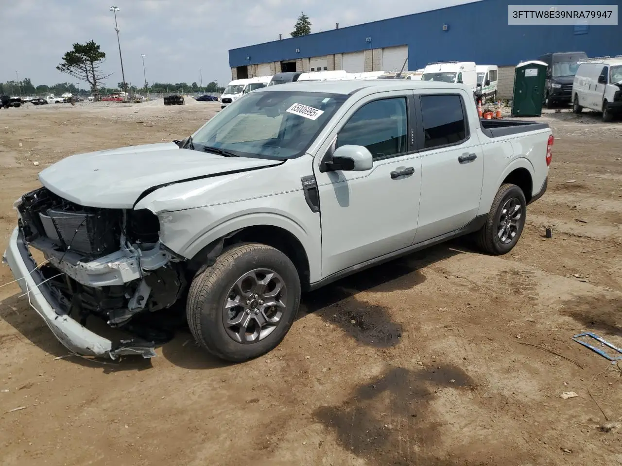 2022 Ford Maverick Xl VIN: 3FTTW8E39NRA79947 Lot: 65006995