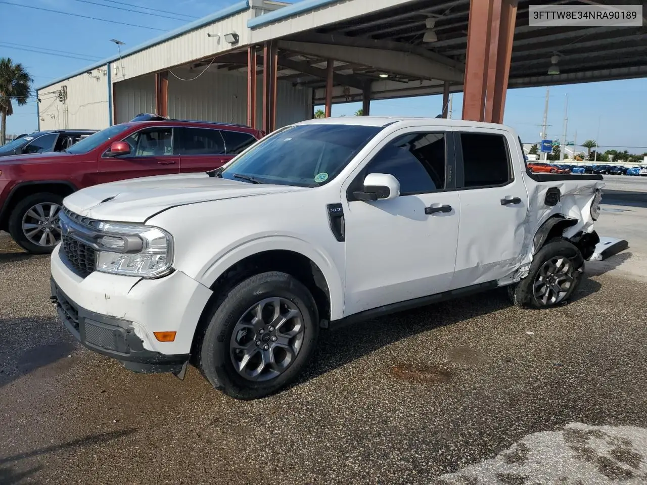 2022 Ford Maverick Xl VIN: 3FTTW8E34NRA90189 Lot: 65532185