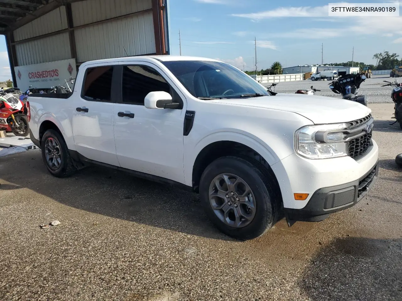 2022 Ford Maverick Xl VIN: 3FTTW8E34NRA90189 Lot: 65532185