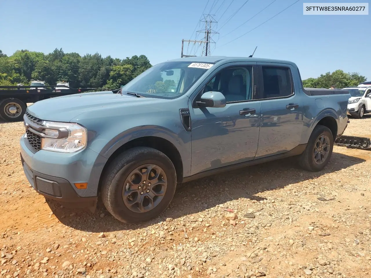 2022 Ford Maverick Xl VIN: 3FTTW8E35NRA60277 Lot: 65781305