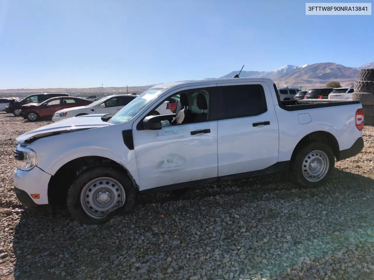 2022 Ford Maverick Xl VIN: 3FTTW8F90NRA13841 Lot: 79780234