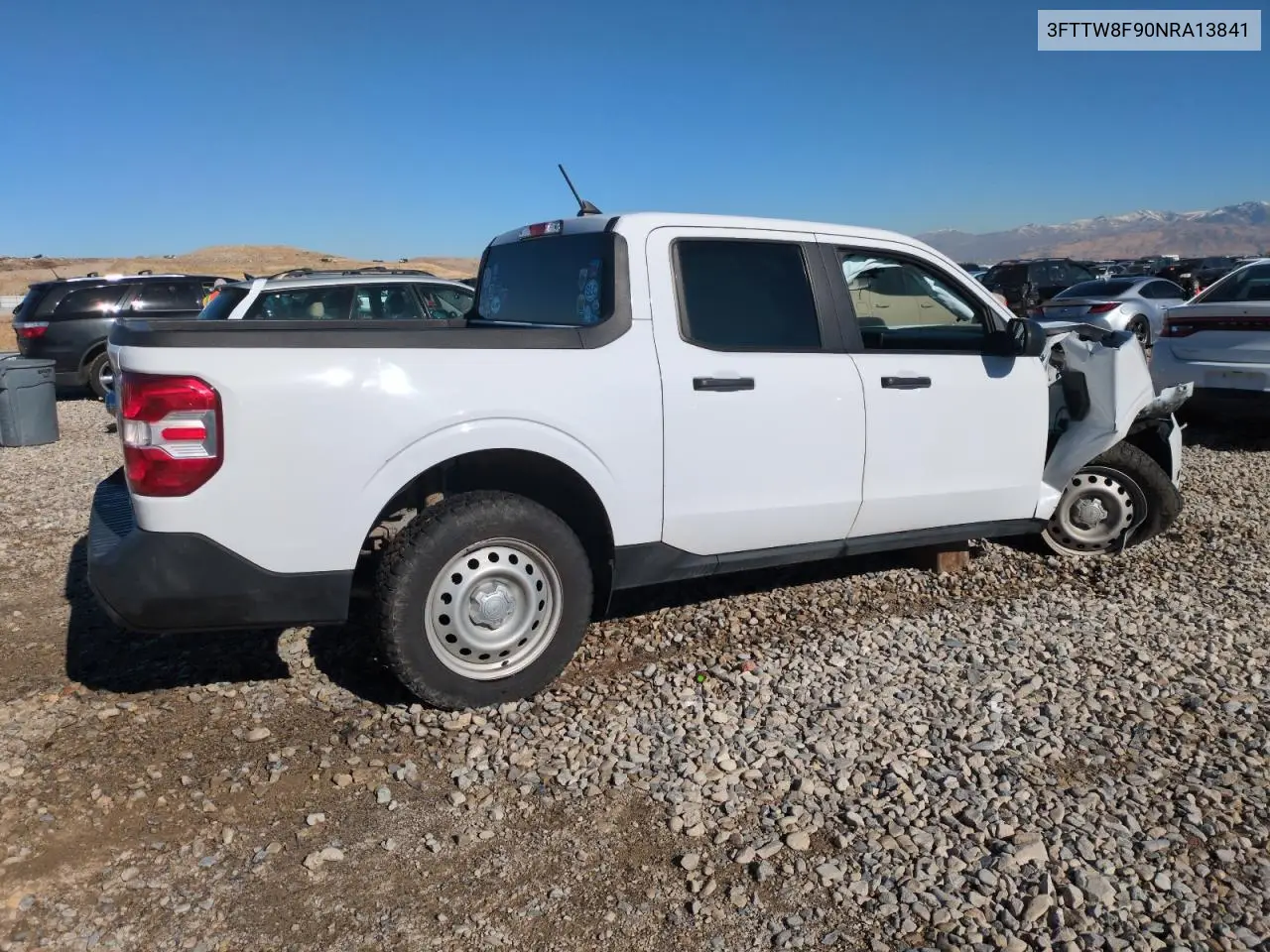 2022 Ford Maverick Xl VIN: 3FTTW8F90NRA13841 Lot: 79780234