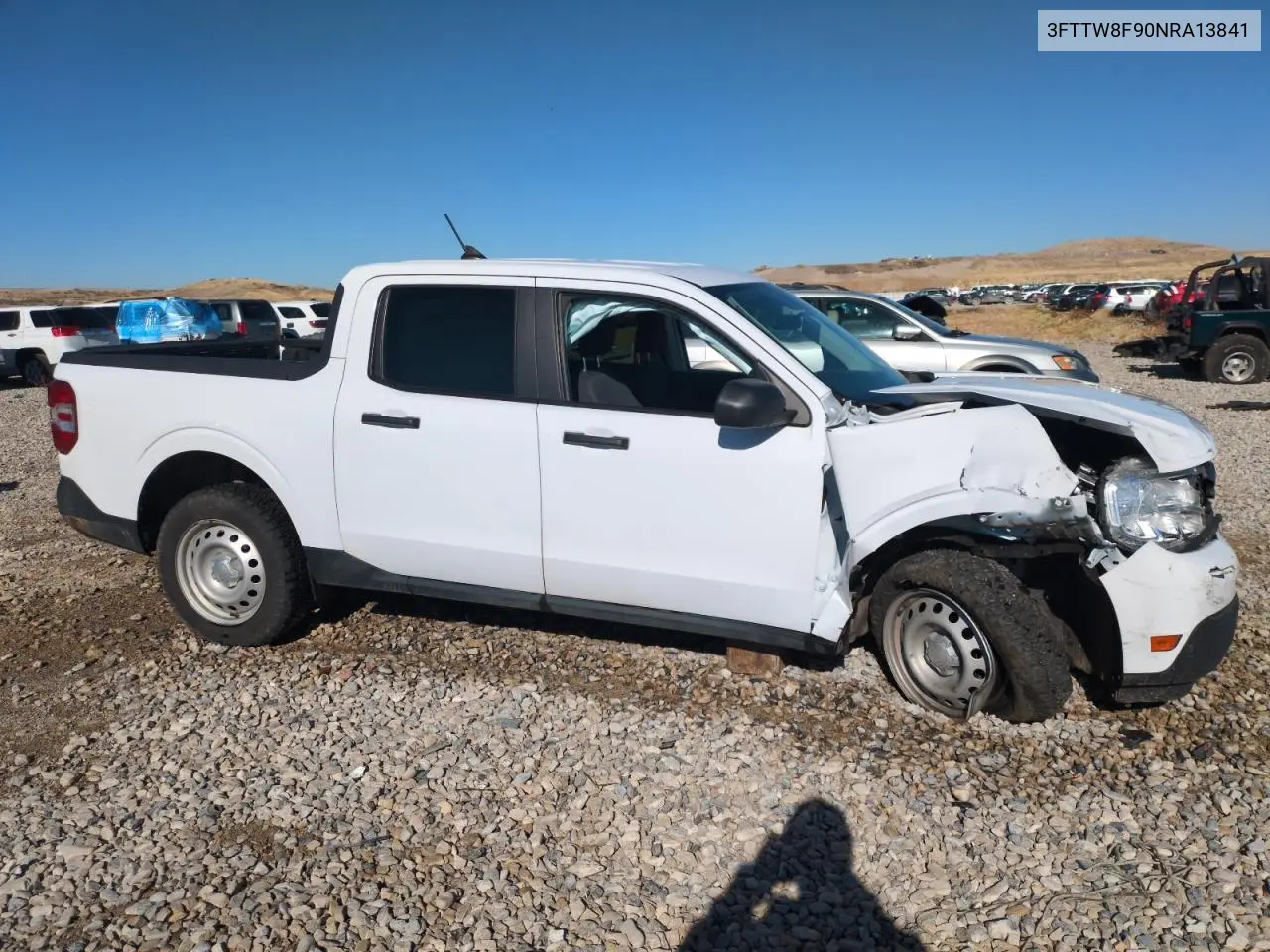 2022 Ford Maverick Xl VIN: 3FTTW8F90NRA13841 Lot: 79780234