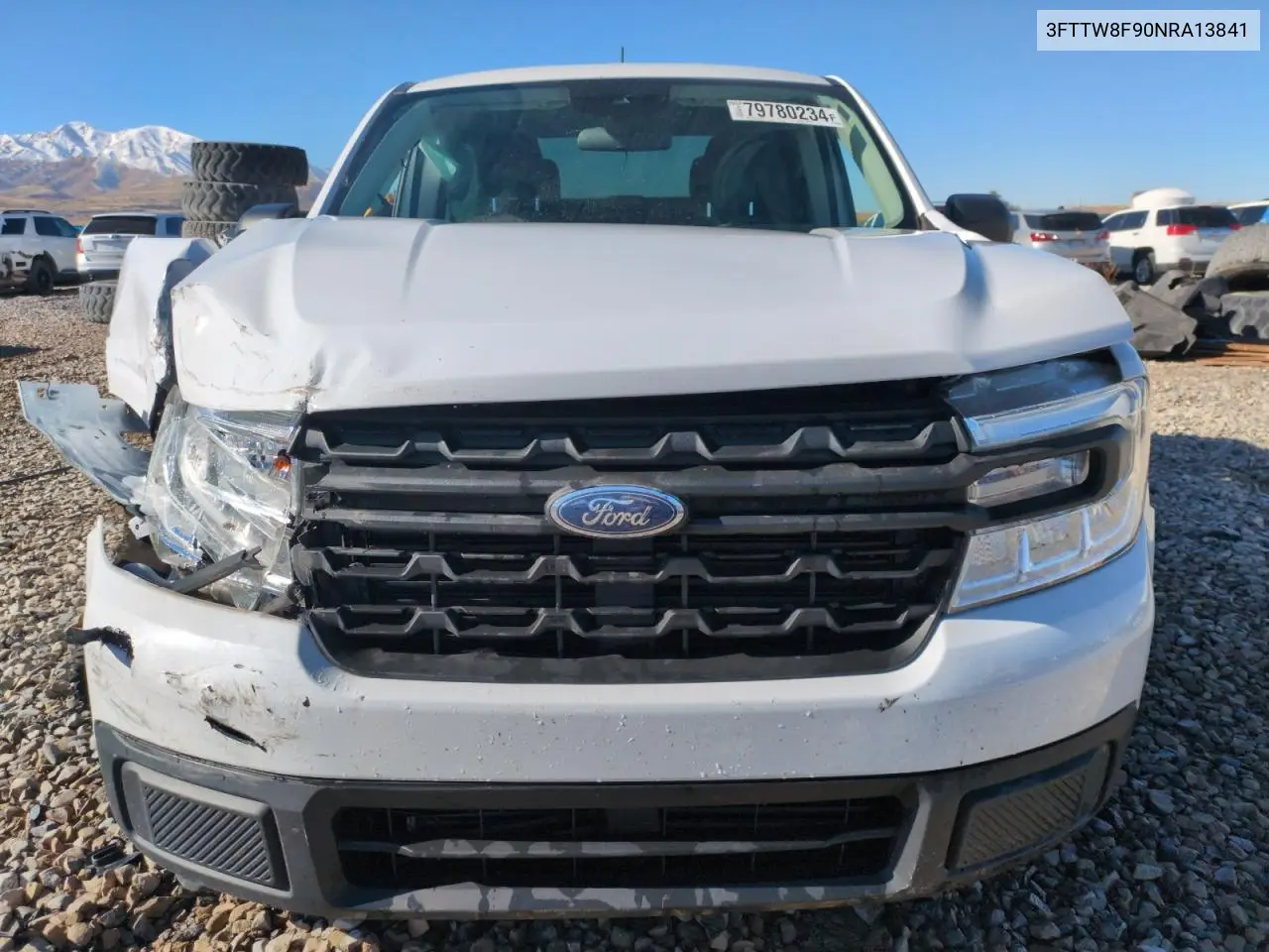 2022 Ford Maverick Xl VIN: 3FTTW8F90NRA13841 Lot: 79780234