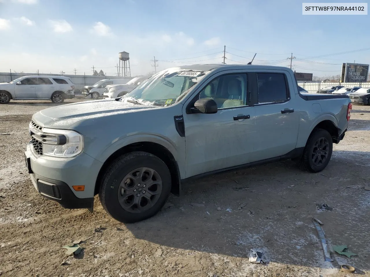 2022 Ford Maverick Xl VIN: 3FTTW8F97NRA44102 Lot: 88788565