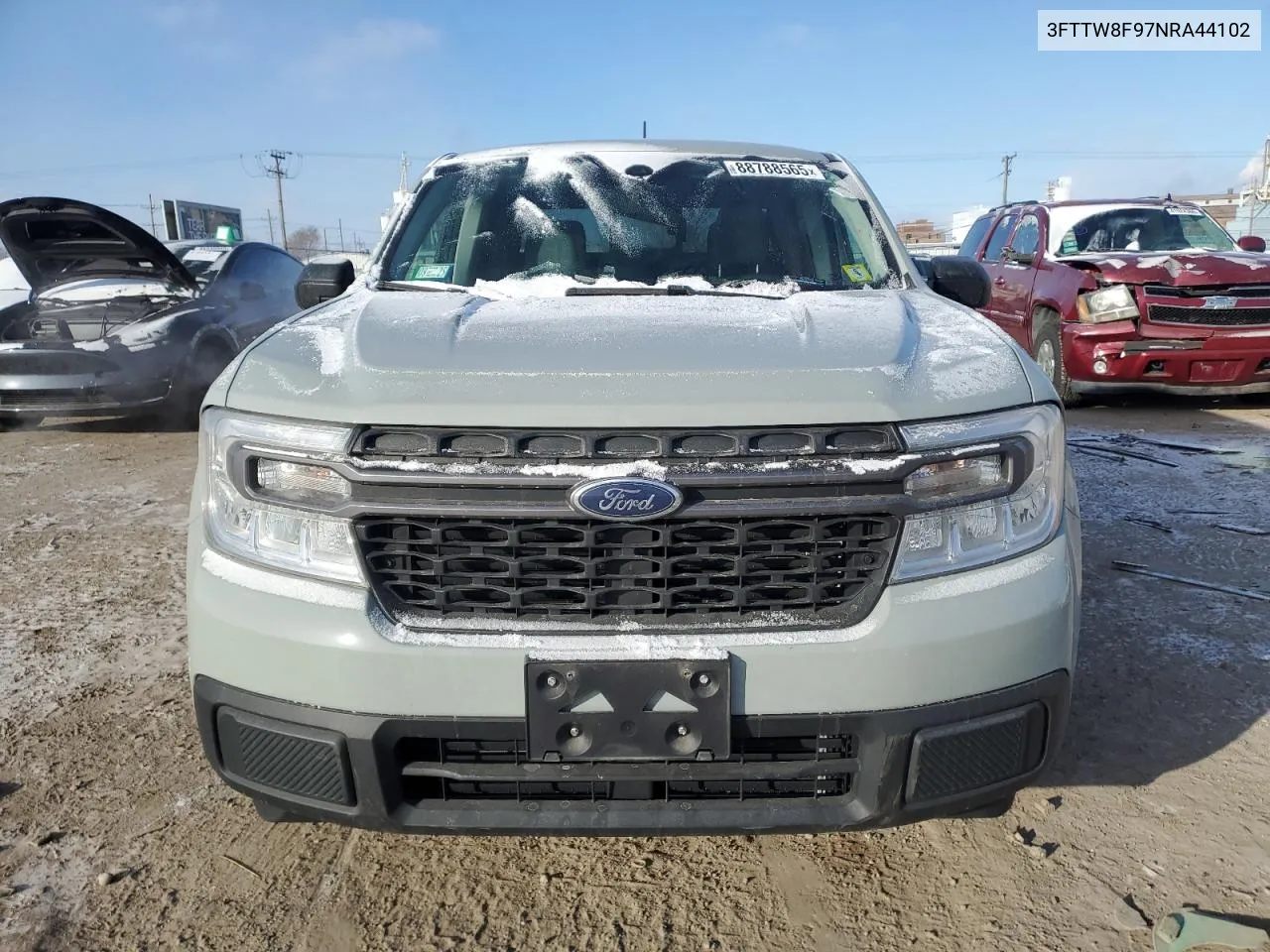 2022 Ford Maverick Xl VIN: 3FTTW8F97NRA44102 Lot: 88788565