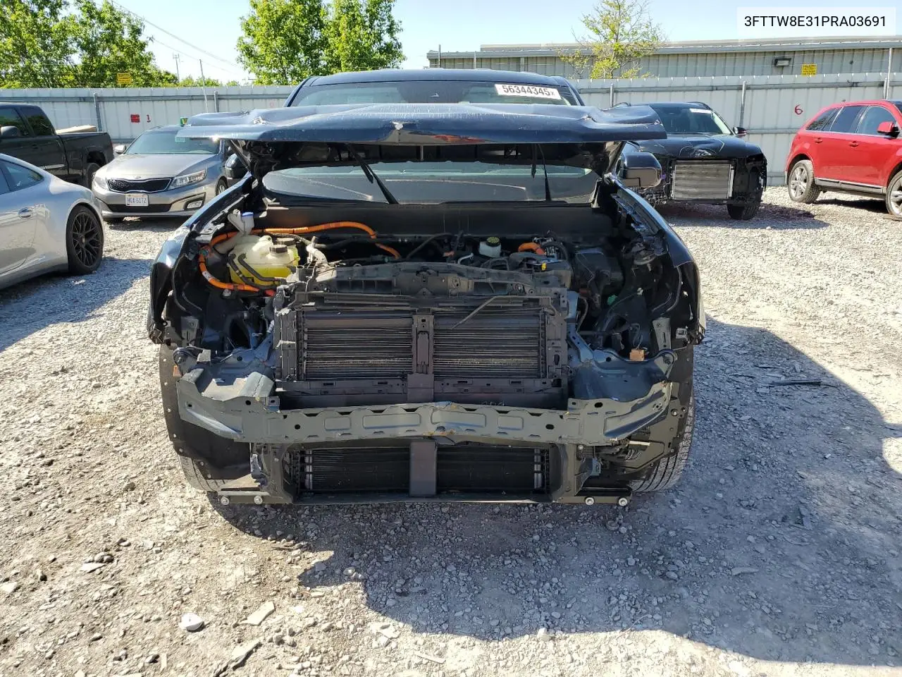 2023 Ford Maverick Xl VIN: 3FTTW8E31PRA03691 Lot: 56344345