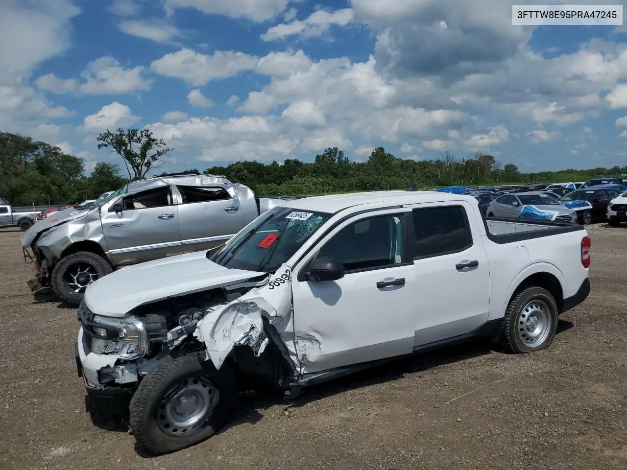 2023 Ford Maverick Xl VIN: 3FTTW8E95PRA47245 Lot: 62564425