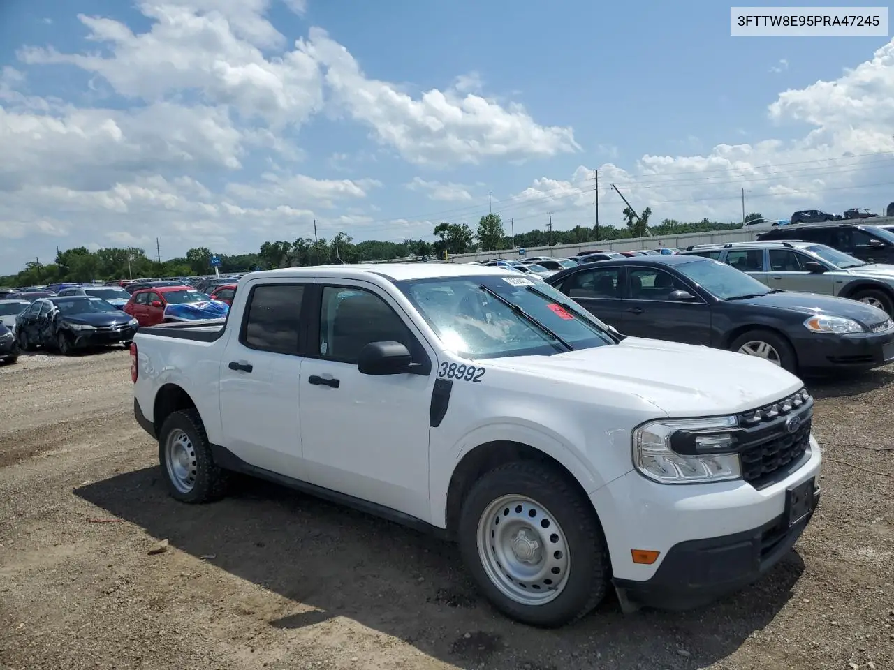 2023 Ford Maverick Xl VIN: 3FTTW8E95PRA47245 Lot: 62564425
