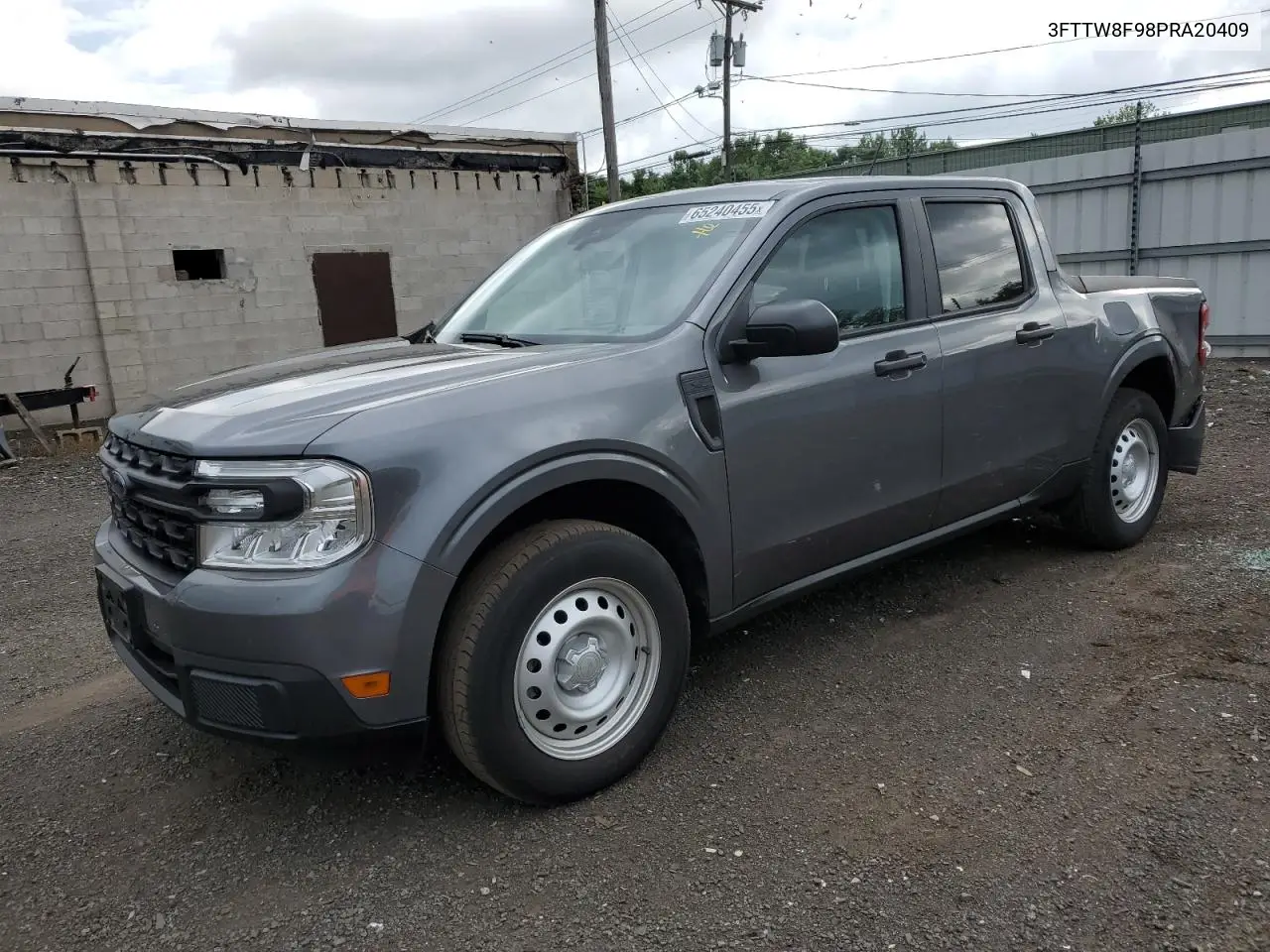 2023 Ford Maverick Xl VIN: 3FTTW8F98PRA20409 Lot: 65240455