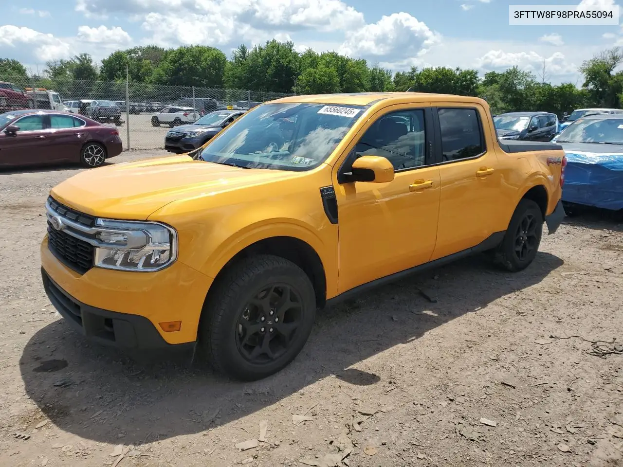 2023 Ford Maverick Xl VIN: 3FTTW8F98PRA55094 Lot: 65560245