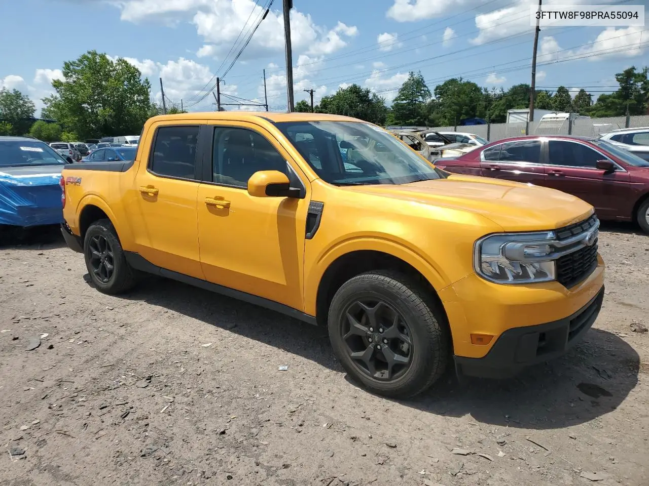 2023 Ford Maverick Xl VIN: 3FTTW8F98PRA55094 Lot: 65560245