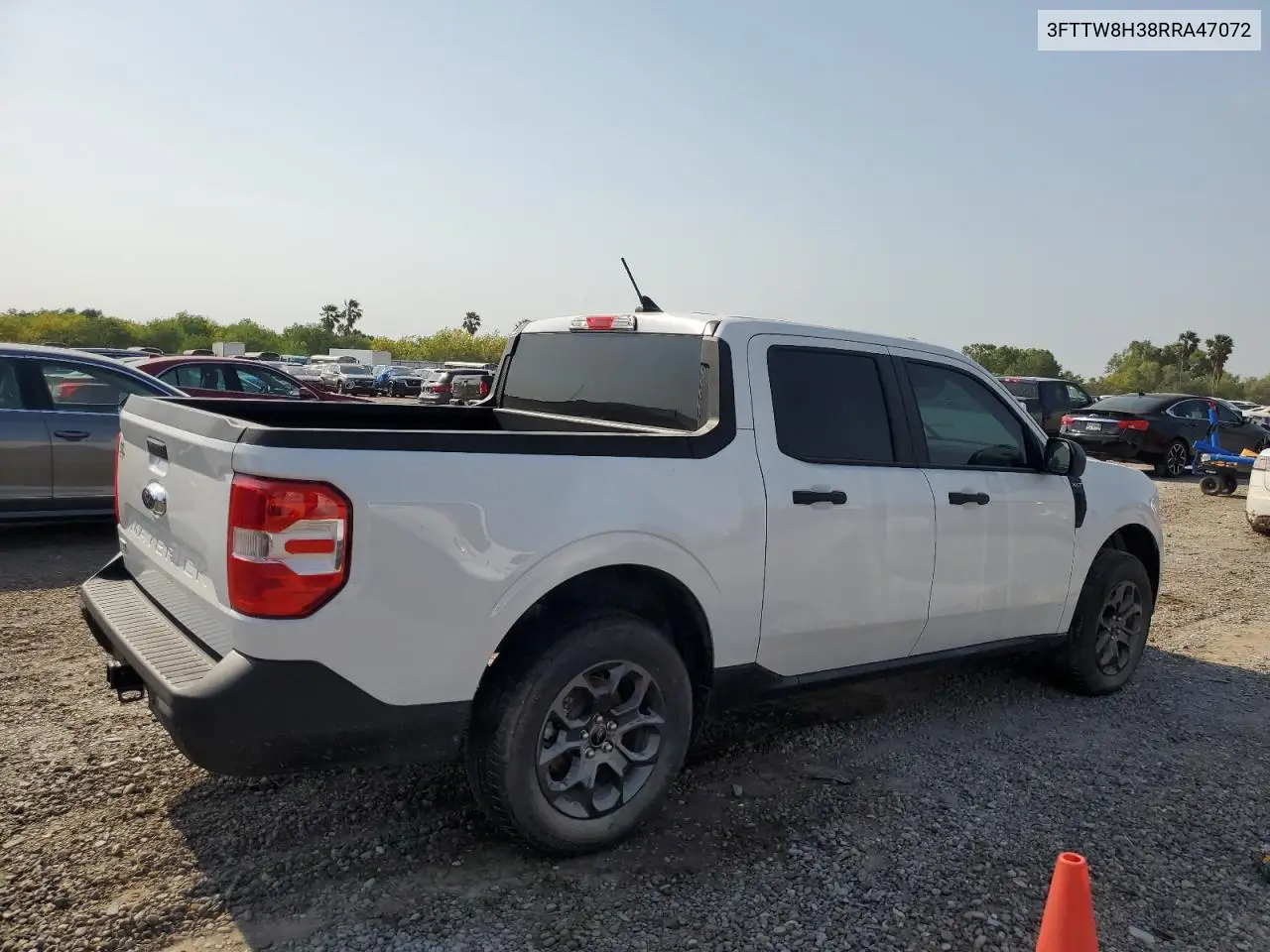 2024 Ford Maverick Xlt VIN: 3FTTW8H38RRA47072 Lot: 51919395