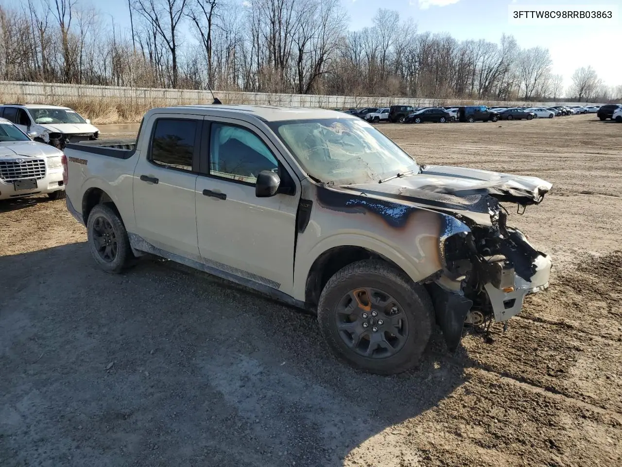 2024 Ford Maverick Xlt Tremor VIN: 3FTTW8C98RRB03863 Lot: 52021285