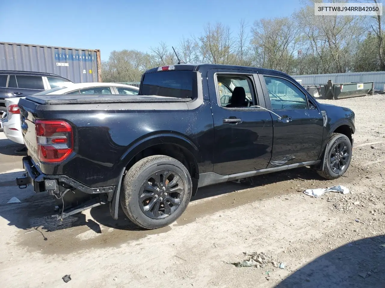 2024 Ford Maverick Xlt VIN: 3FTTW8J94RRB42050 Lot: 55287105
