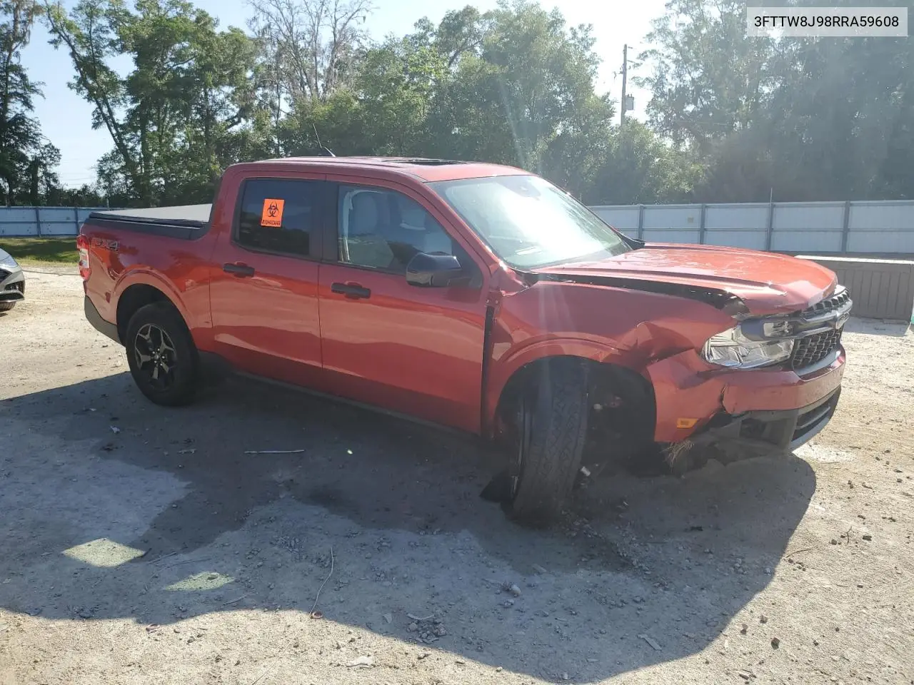 2024 Ford Maverick Xlt VIN: 3FTTW8J98RRA59608 Lot: 55347905