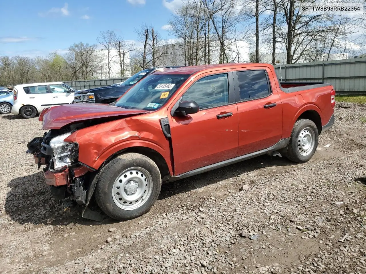 2024 Ford Maverick Xl VIN: 3FTTW8B93RRB22354 Lot: 55435465